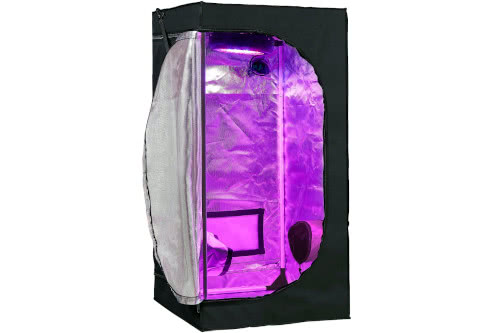 GreenHouser 24x24x48 Reflective Mylar Grow Tent