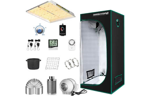 MARS HYDRO Grow Tent Kit Complete TS1000W LED Grow Light