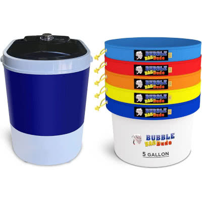 Bubble Machine 5 Gallon 5 Bag Ice Bubble Bags Mixing Kit