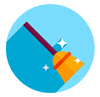 tidy broom icon