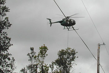 Green Harvest Marijuana Eradication Helicopter, Big Island Hawaii