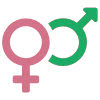 male and female cannabis icon