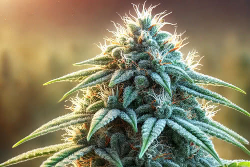 seeded female weed plant trichomes pistils