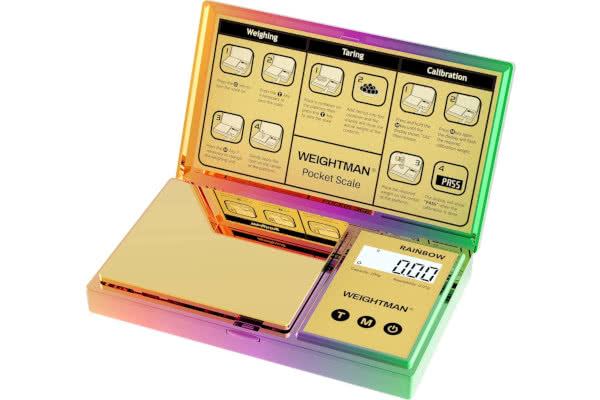 weightman shiny rainbow pocket scale