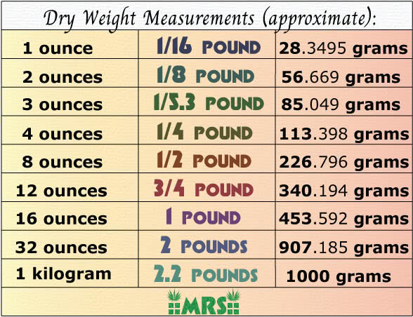 3 Pounds Equals How Many Ounces