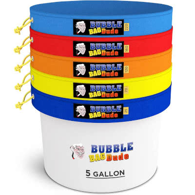 BUBBLEBAGDUDE Bubble Bags 5 Gallon 5 Bag Kit