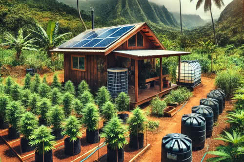 tropical outdoor weed homestead